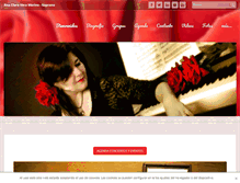 Tablet Screenshot of claracanta.com